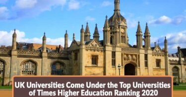 Uk university ranking 2020