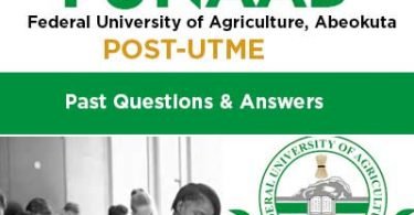 FUNAAB Post Utme Past Questions and Answers