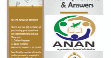ANAN exam past questions and answers