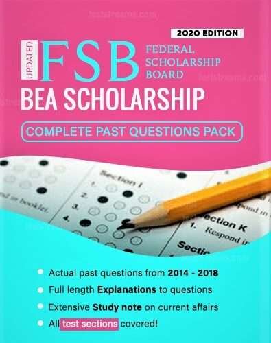 BEA/FSB Scholarship Exam Past Questions and Answers