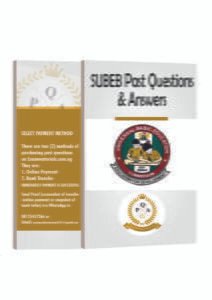 Bayelsa State SUBEB Exam Past Question and Answer