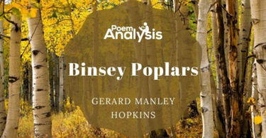 Binsey Poplars by Gerard Manley Hopkins